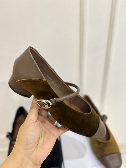 Women Casual Low Heel Marty Jane Shoes